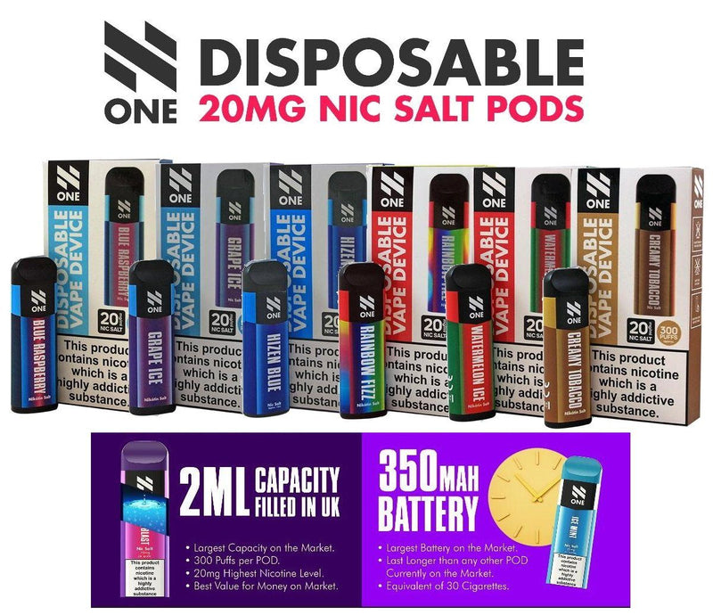 NEW Flavours N-One Disposable Pods