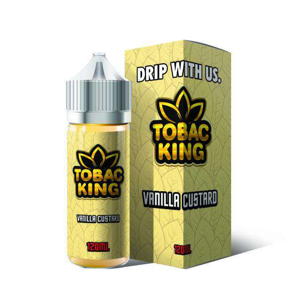 Candy King E-Liquid Tobac King - 100ml Shortfill - Vanilla Custard (Clearance)