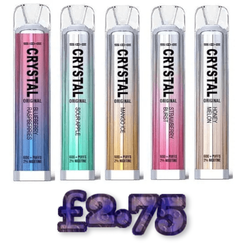 Crystal Bar Disposable Kit Crystal Bar 600 - Disposable Device - 20mg - 3 for £9.99