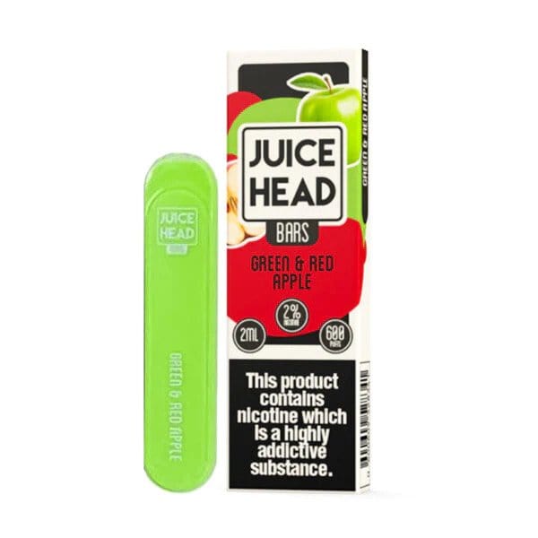 Juice Head Clearance Juice Head Bars - Disposable - Green & Red Apple (Clearance)