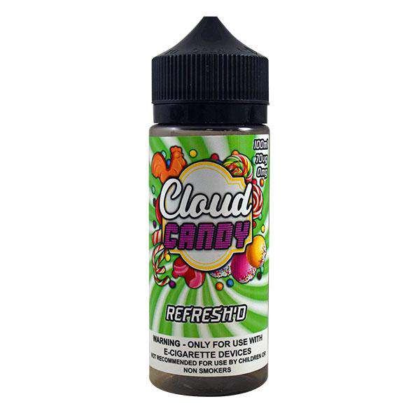 Cloud Candy E-Liquid Cloud Candy - 100ml Shortfill - Refresh`d