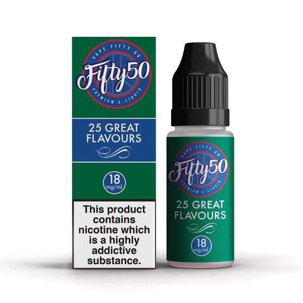 Fifty 50 E-Liquid 18mg Fifty 50 - 10ml - Jack Frost