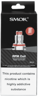 Smok Coils 0.6ohm RPM Triple Coil Smok RPM Coils (5 Pack)