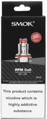 Smok Coils 1.0ohm RPM SC Coil Smok RPM Coils (5 Pack)