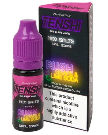 Tenshi Tenshi Salt - Grape & Lime Soda - 12 Pack